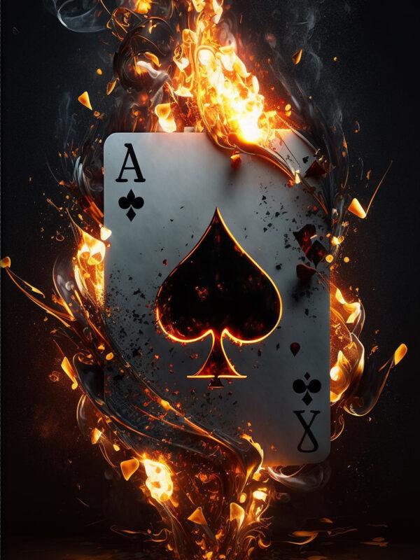 Ignite Your Potential: Transformation with the Fiery Ace of Spades