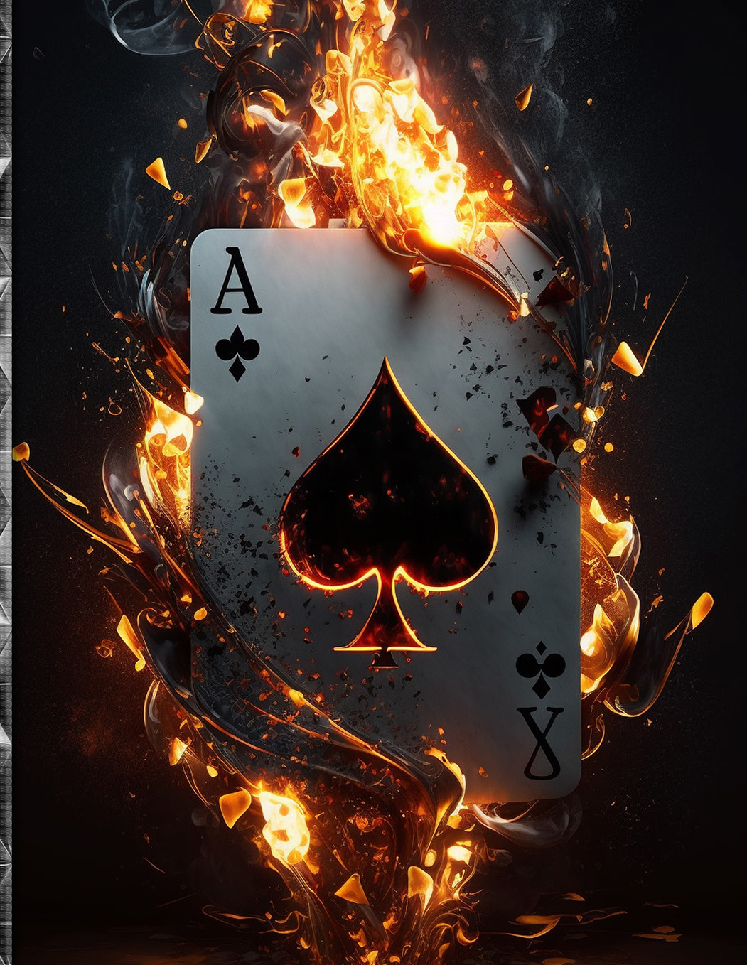 Ignite Your Potential: Transformation With The Fiery Ace Of Spades 