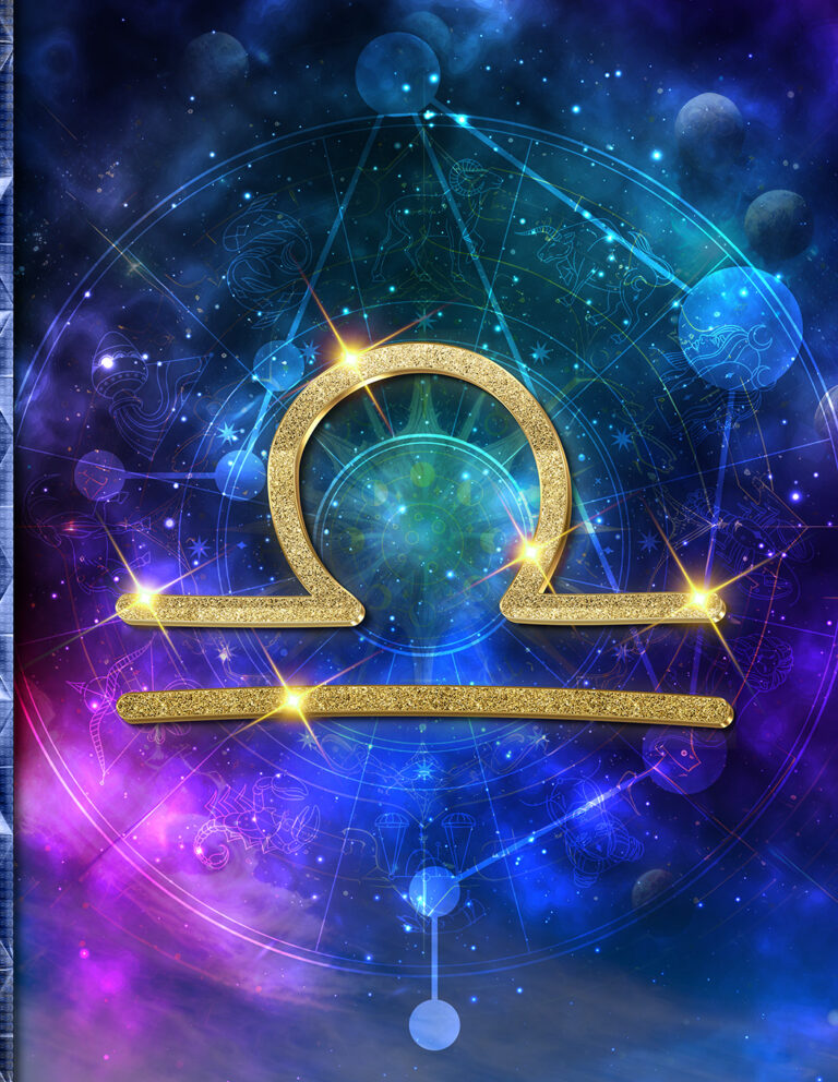 Libra’s Guide to Enlightened Journaling: 222 Pages of Numerology Wisdom, Embellished with Libra-Inspired Abstract Art and Daily Affirmations for Harmonious Self-Reflection