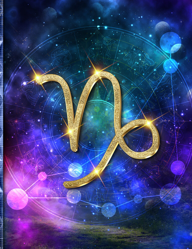Capricorn Chronicles: Navigate Your Path with 222 Pages of Numerology Wisdom and Daily Affirmations, Wrapped in a Cosmic Capricorn Constellation Design