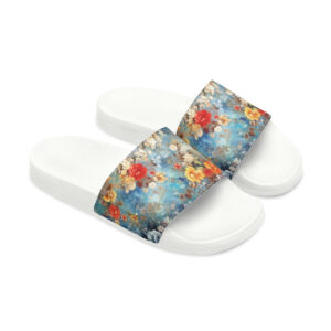 Little Flowers Women's PU Slide Sandals