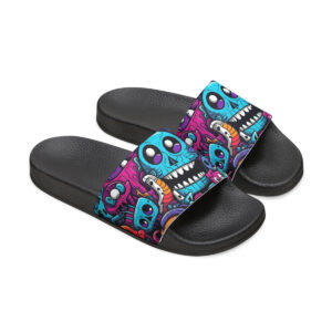 Skulls Collage Men's PU Slide Sandals