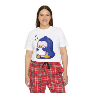 Sleepy Penguin Women's Short Sleeve Pajama Set
