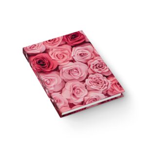 Petals of Passion: A Journal of Romantic Reflections - Hardcover Ruled Line Journal