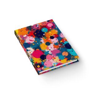 Kaleidoscope Canvas: A Journey Through Abstract Art - Hardcover Ruled Line Journal