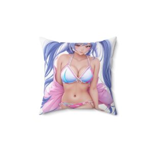 Otaku Dreams: Anime Haven Square Pillow (7 of 11) - Spun Polyester Square Pillow