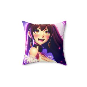 Otaku Dreams: Anime Haven Square Pillow (8 of 11) - Spun Polyester Square Pillow