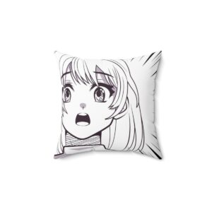 Otaku Dreams: Anime Haven Square Pillow (10 of 11) - Spun Polyester Square Pillow