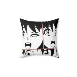 Otaku Dreams: Anime Haven Square Pillow (11 of 11) - Spun Polyester Square Pillow