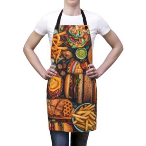 Snack Attack: Junk Food Fiesta Apron
