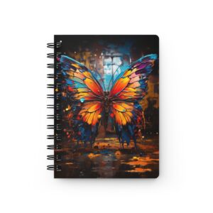 Mechanical Metamorphosis: A Steampunk Butterfly Odyssey - Spiral Bound Journal