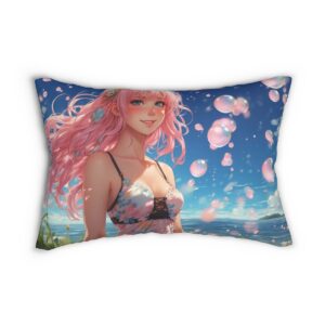 Otaku Dream: Anime Essence Lumbar Pillow (3 of 6) - Spun Polyester Lumbar Pillow