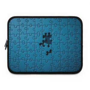 Blue Puzzle Laptop Sleeve