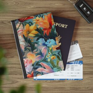 Flower Bouquet Painting Passport Cover