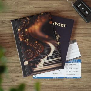 Piano Keyboard Journey Passport Cover