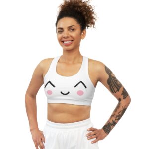 Kawaii Conquer Every Step - Seamless Sports Bra