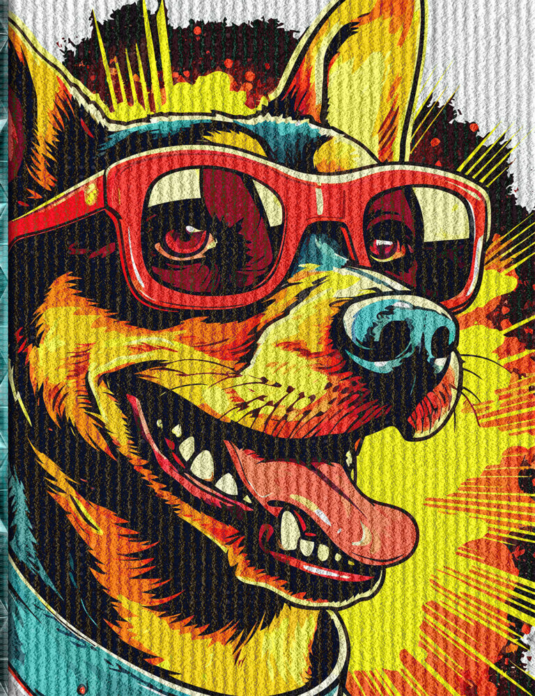 Vibrant Visions: Unleash the Cool, One Paw at a Time