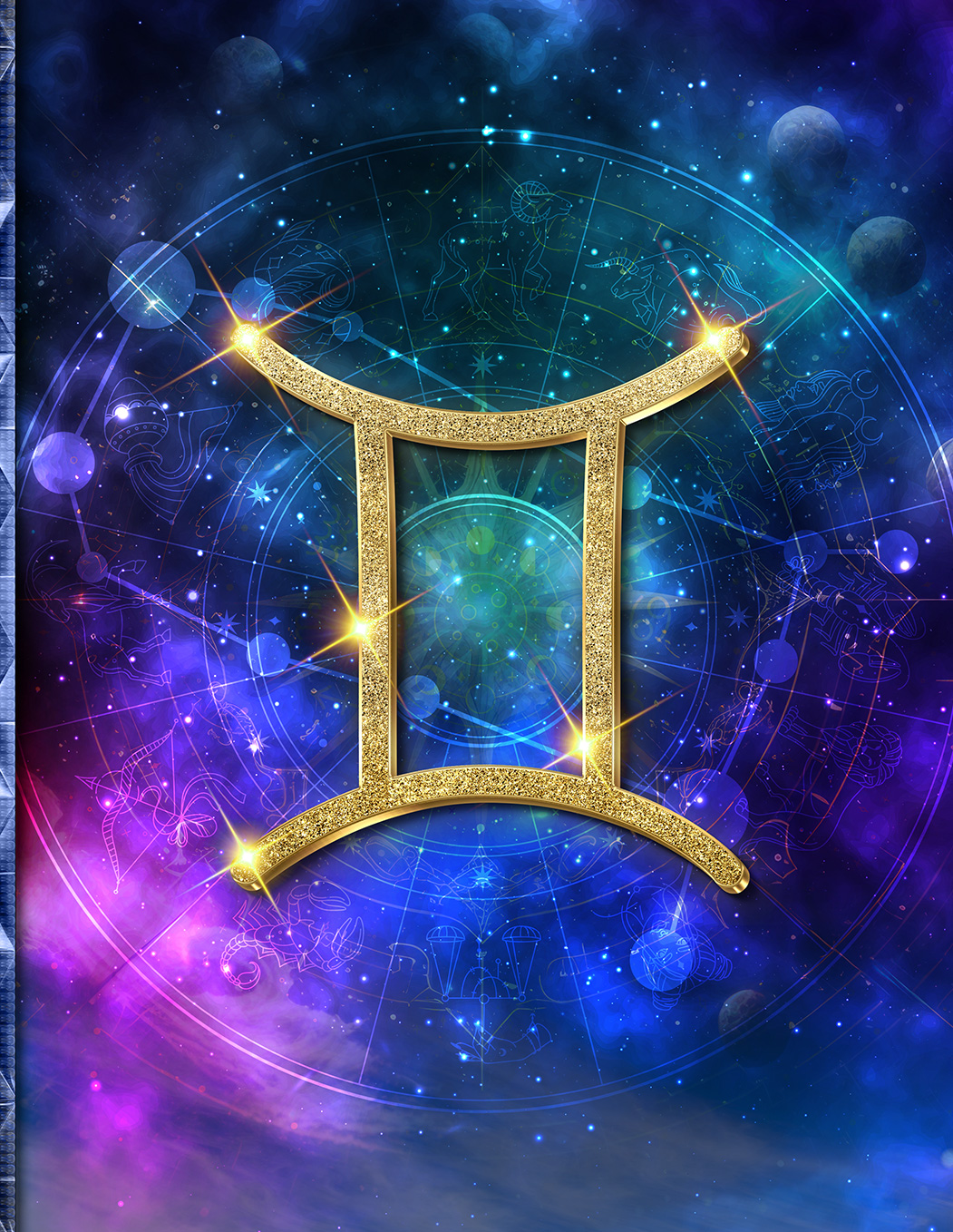 Gemini, Whispers of the Wind: Unlock Your Airy Essence with 222 Pages of Enlightening Affirmations and Celestial Creativity