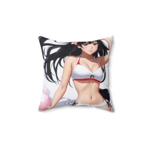Otaku Dreams: Anime Haven Square Pillow (6 of 11) - Spun Polyester Square Pillow