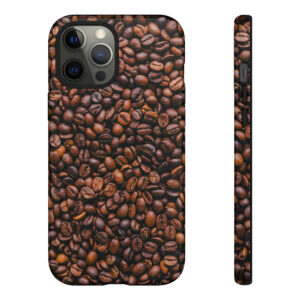 Aromatic Roast: Coffee Bean Enthusiast Phone Case - Tough Cases
