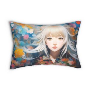 Otaku Dream: Anime Essence Lumbar Pillow (2 of 6) - Spun Polyester Lumbar Pillow