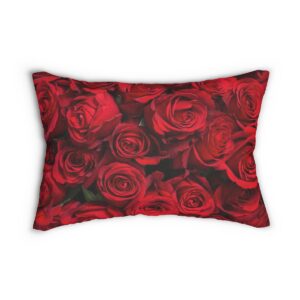 Roses for Days - Spun Polyester Lumbar Pillow