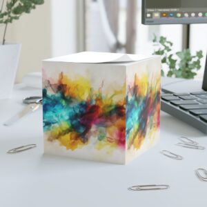 Color Smoke Note Cube