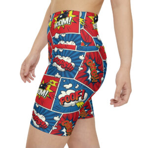 Dynamic, Colorful, Whimsical Women's Workout Shorts